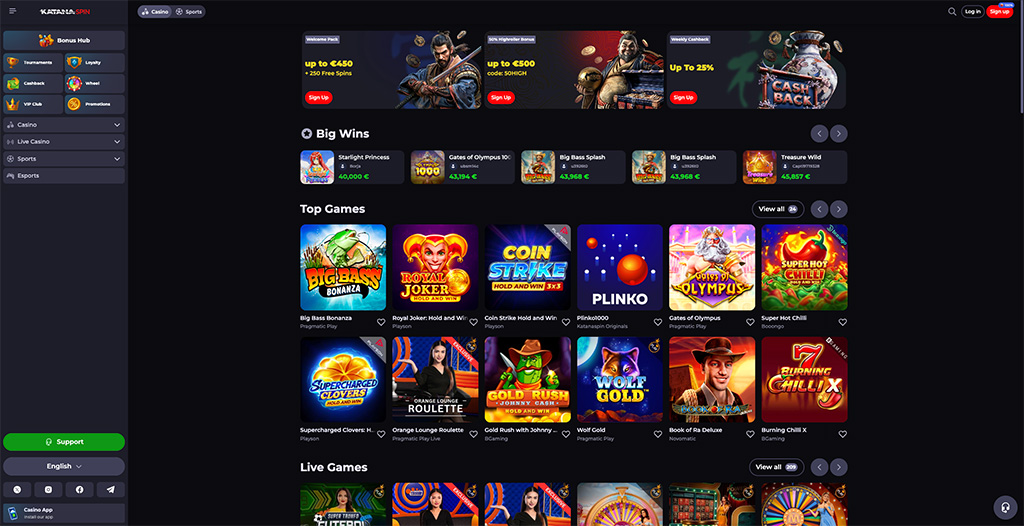 Experience Thrills and Wins at Online Casino Katana Spin Experience Thrills and Wins at Online Casino Katana Spin